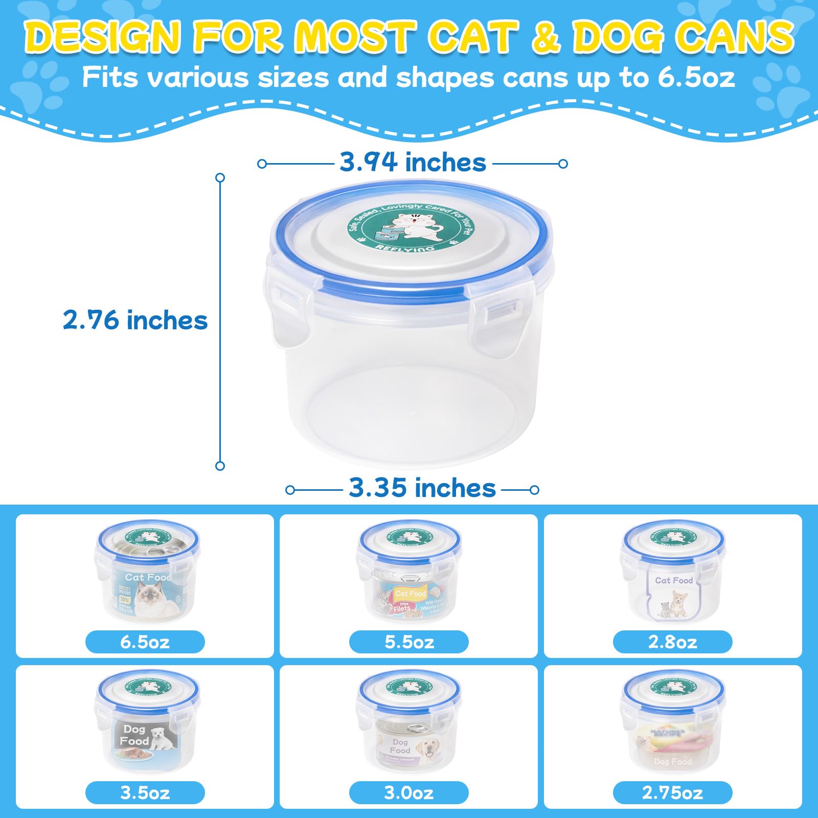 REFLYING odor-control lid clearly shows sealed storage and odor control.