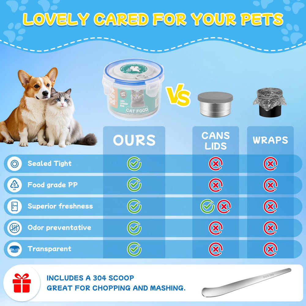 REFLYING two-sizes storage box makes portioning easy.