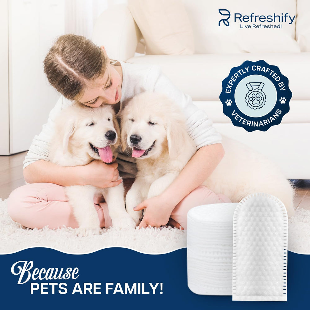 REFRESHIFY wipe texture close-up highlights soft cloth for safe use.