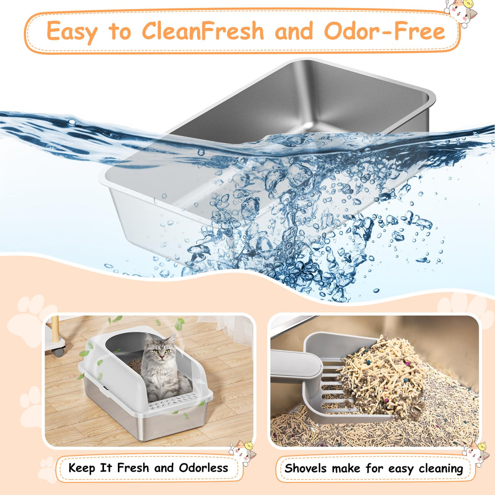 Refrze semi-closed design promotes airflow while containing odors.