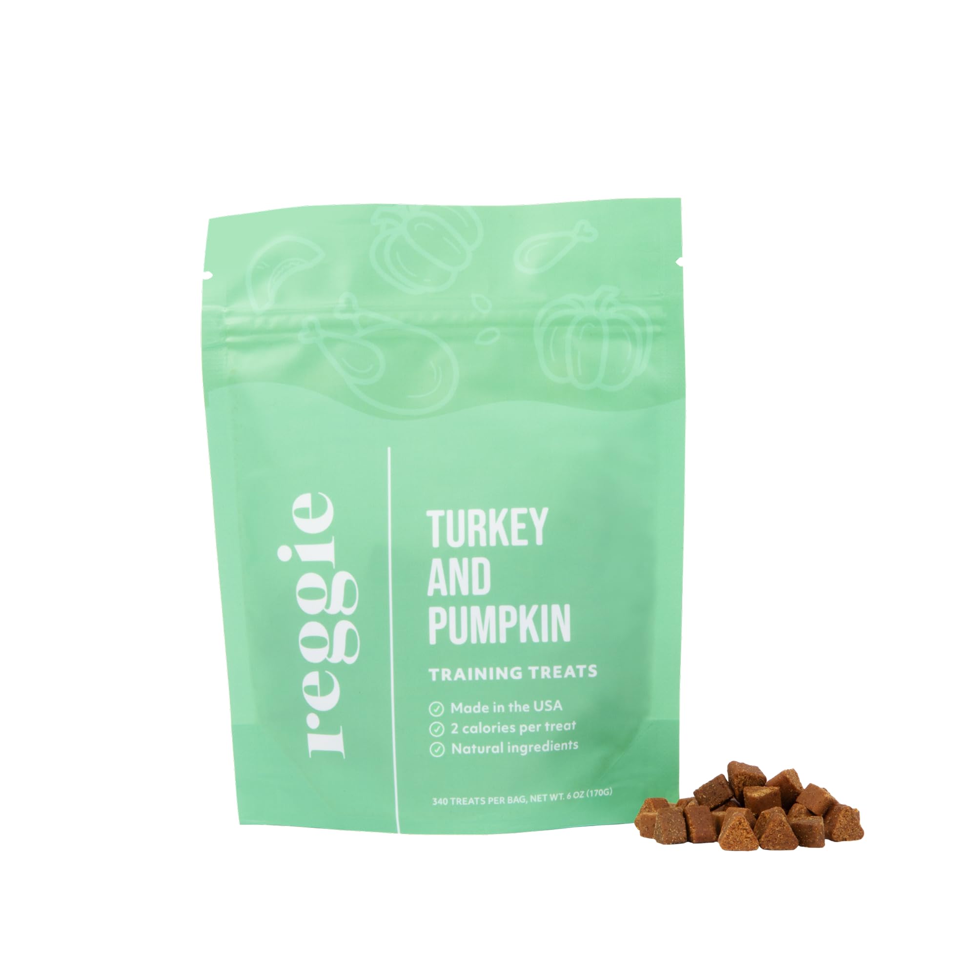 Reggie Bundle Enrichment setup with ball and treats for engagement