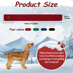 Reginary Christmas dog scarves black set: versatile festive style for photos.