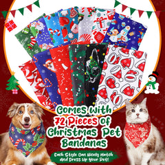 Reginary dog bandana adjustable size 54x41 cm fits most breeds comfortably