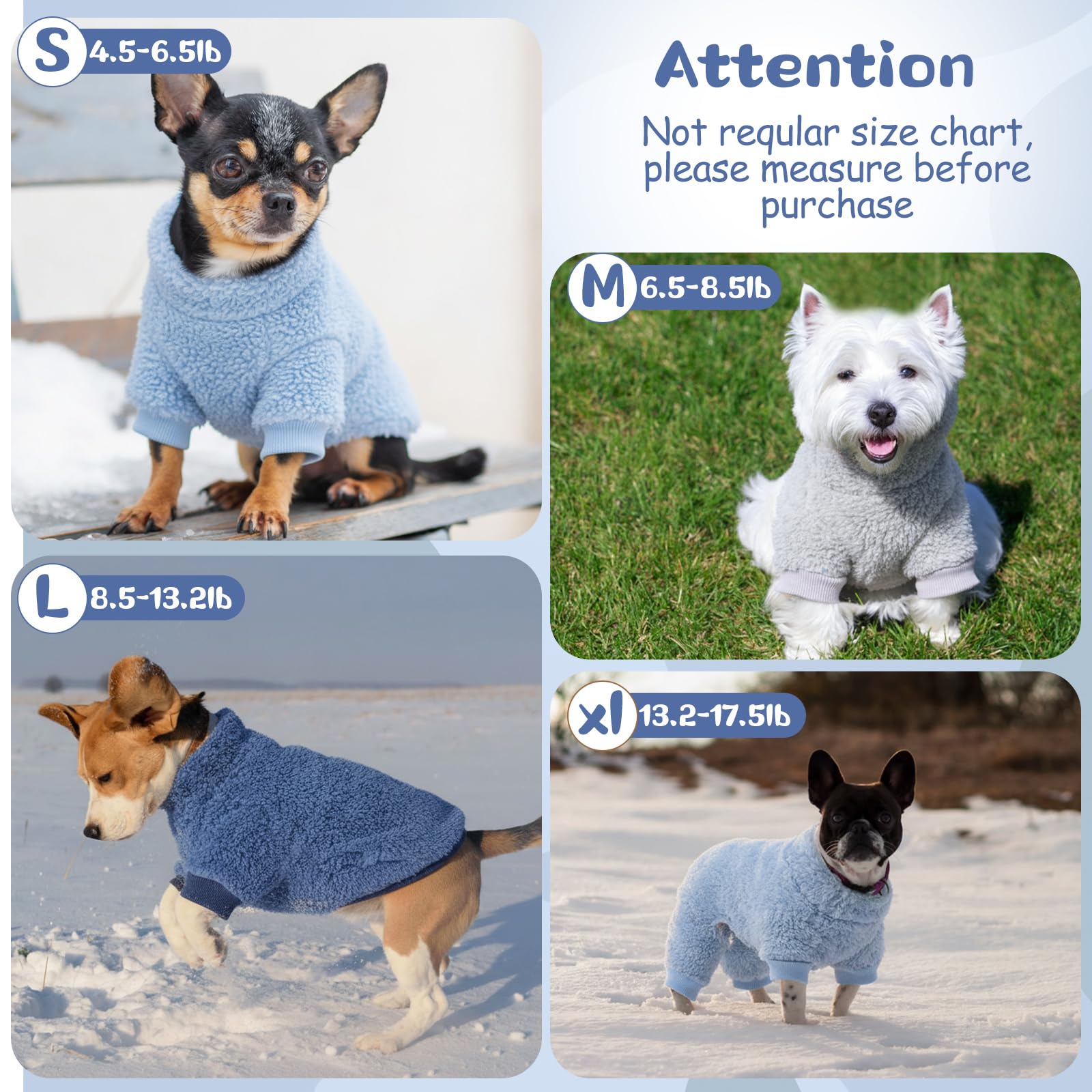 Reginary dog pajamas extended-collar design for easy dressing and snug fit
