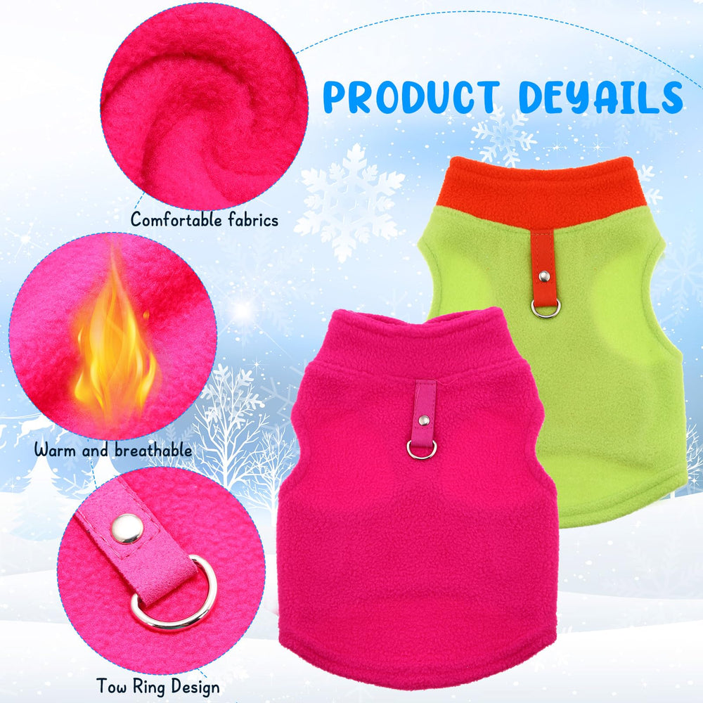 Reginary soft warm fleece dog sweater – cozy warmth for chilly walks.