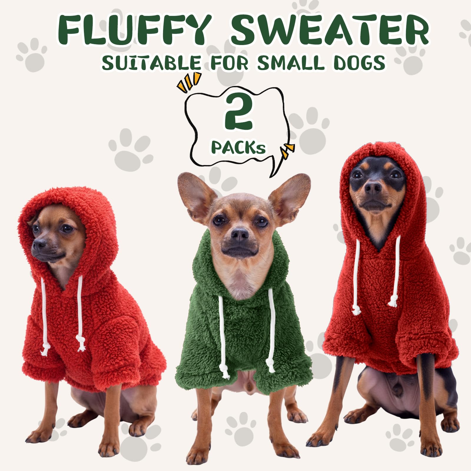 Reginary hoodie dog elastic cuffs hem, secure fit and wind protection.