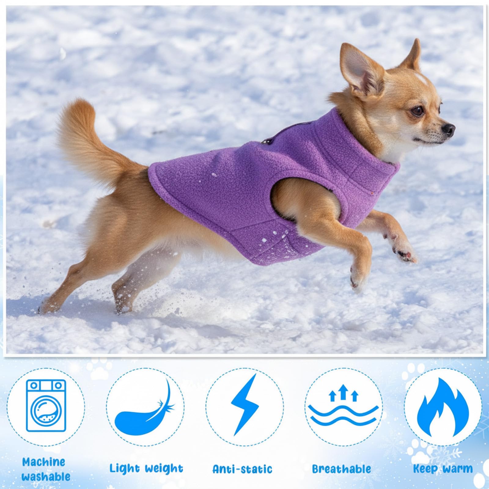 Reginary pullover design makes dressing easy for quick winter warmth.