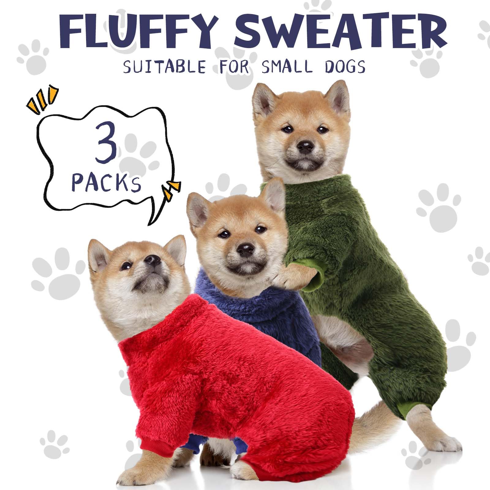 Reginary puppy clothes ideal for photoshoots and park outings in red, blue, or green.