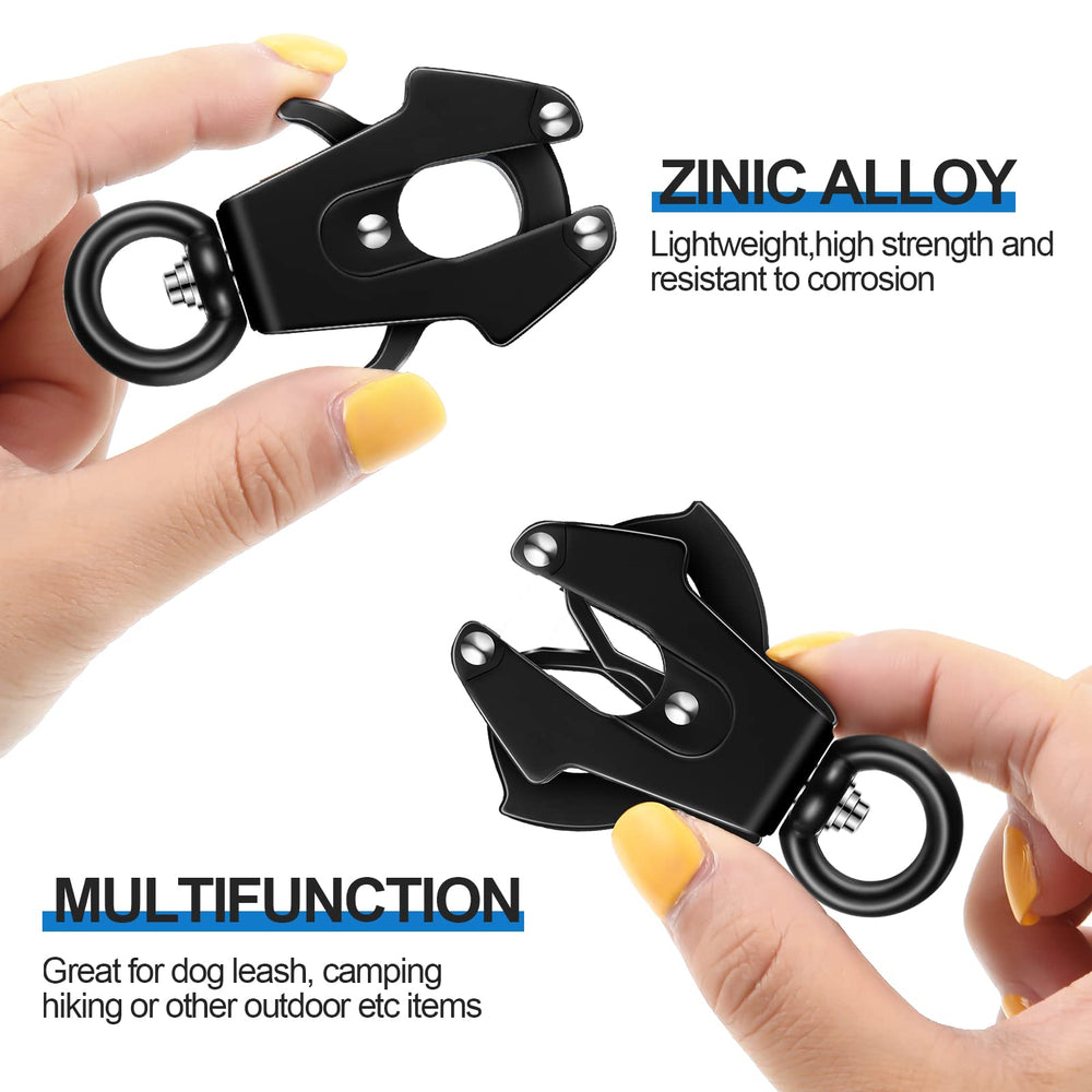 Reginary quick-release frog buckle enables fast collar attachment