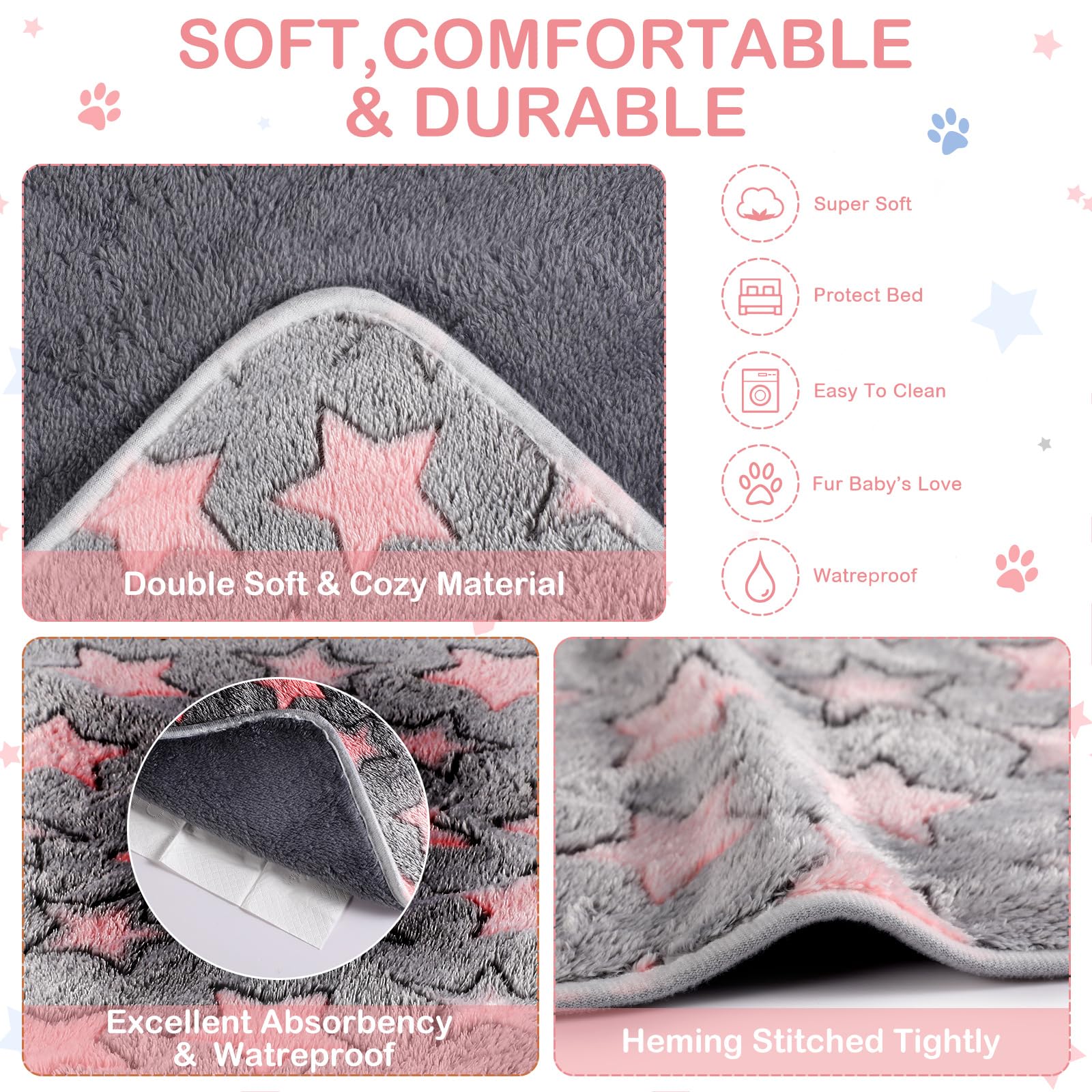 Reginary washable four-color blanket set for quick color swaps.