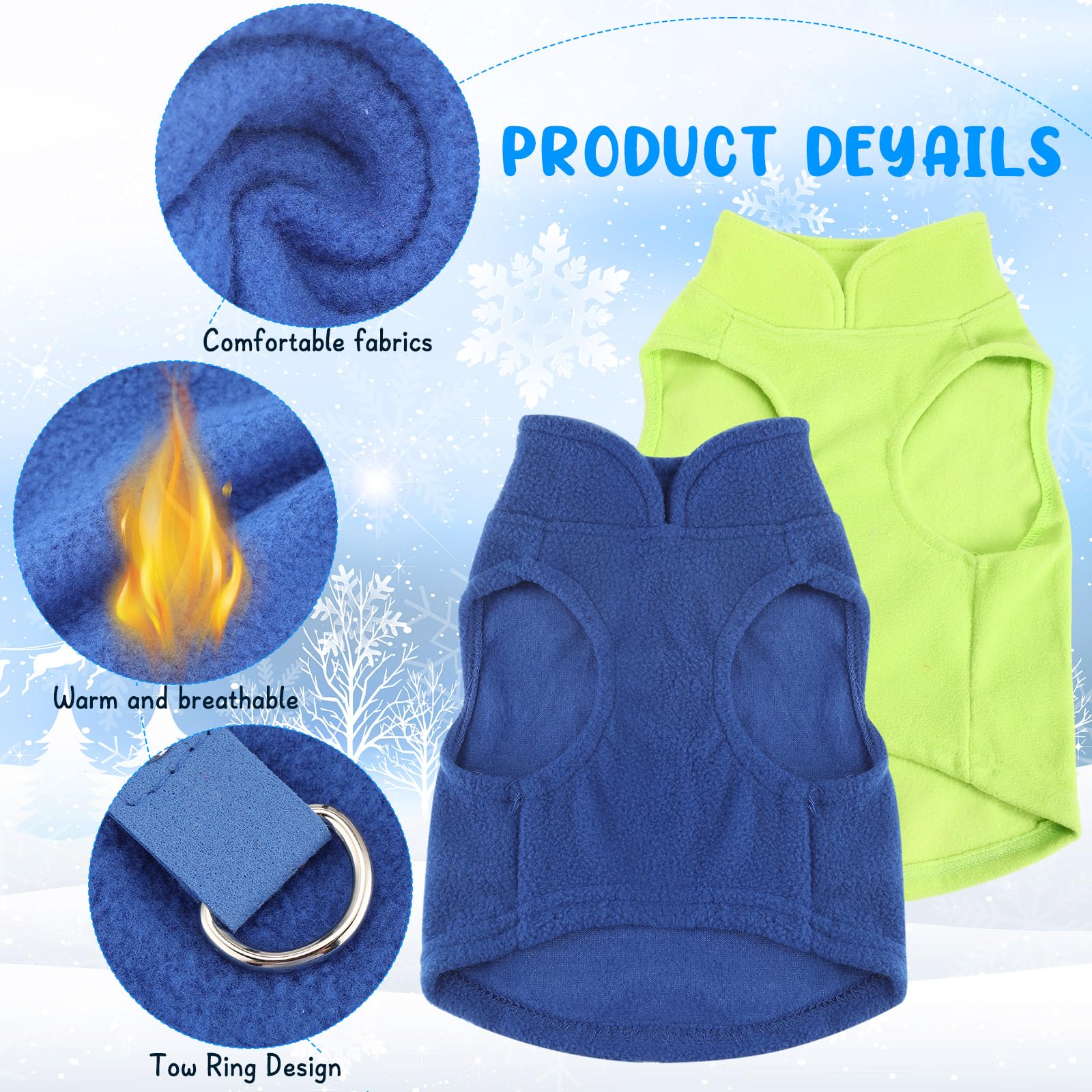 Reginary X-Large Dog Sweater soft fleece ensures gentle comfort on chilly days.