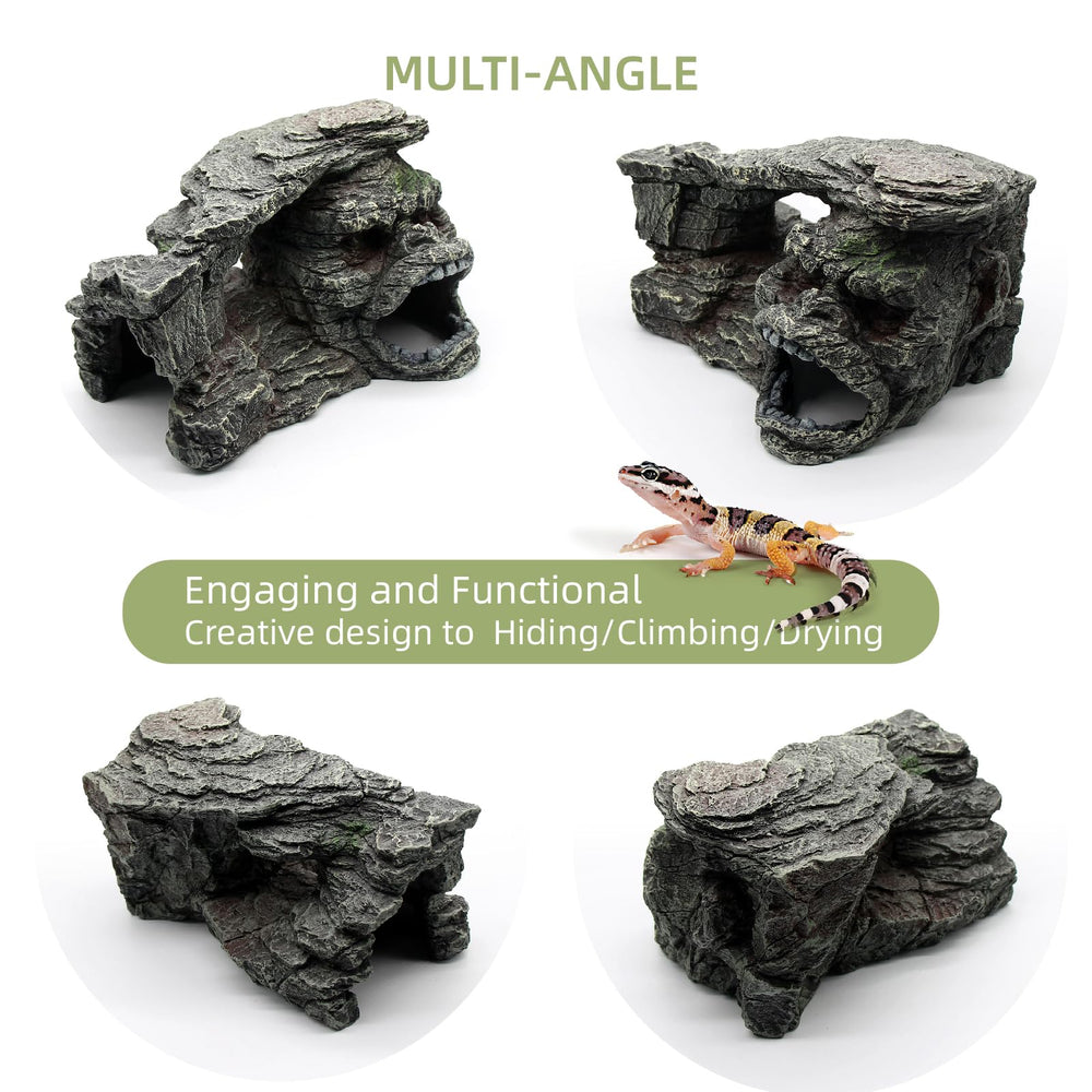 relaqcc Gecko Entrance Ramp reduces light exposure for a burrow like retreat
