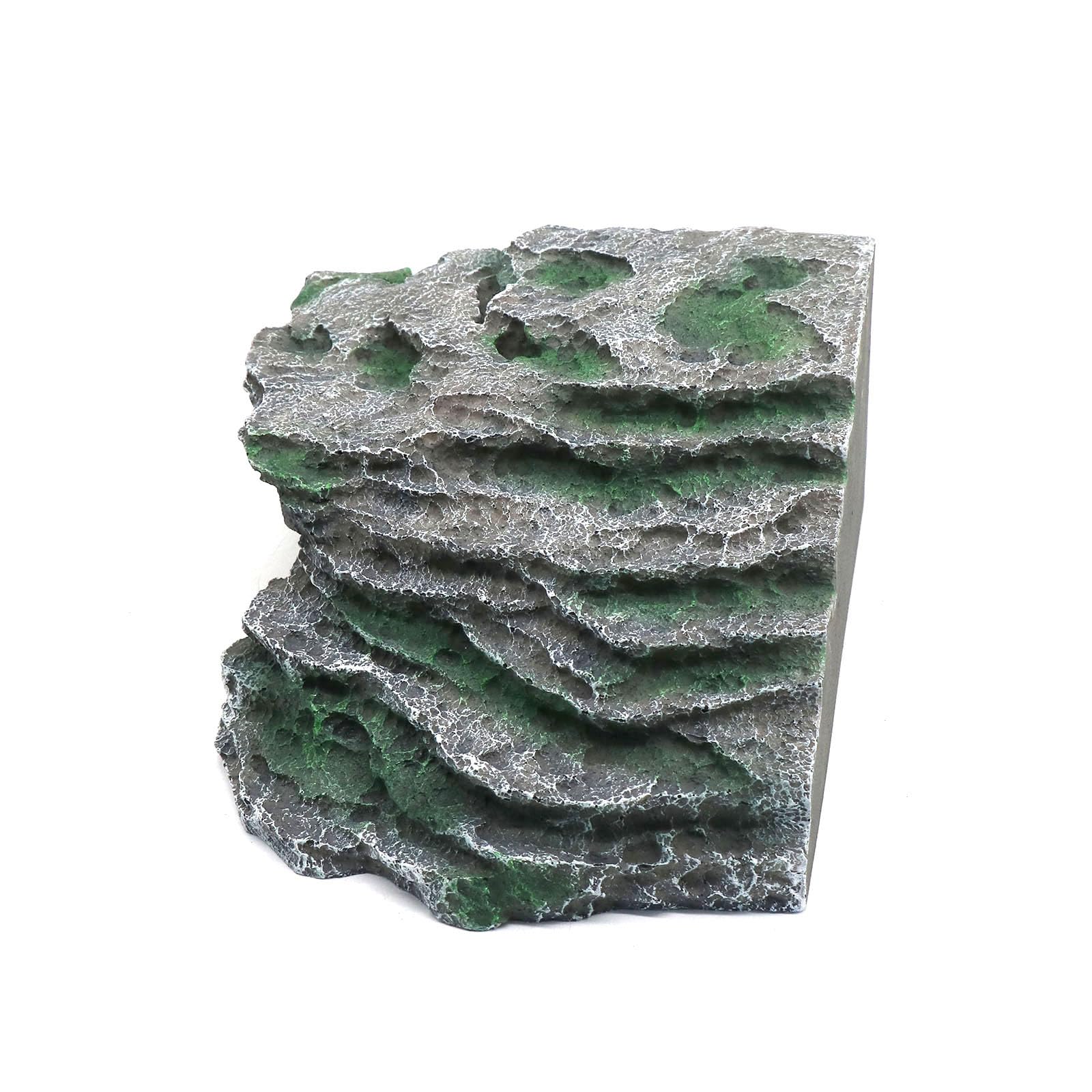 relaqcc large reptile hide shale scape ledge terrarium decoration blends with habitat