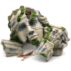 relaqcc reptile cave hideout entrance demonstrates natural shelter for stress-free hiding