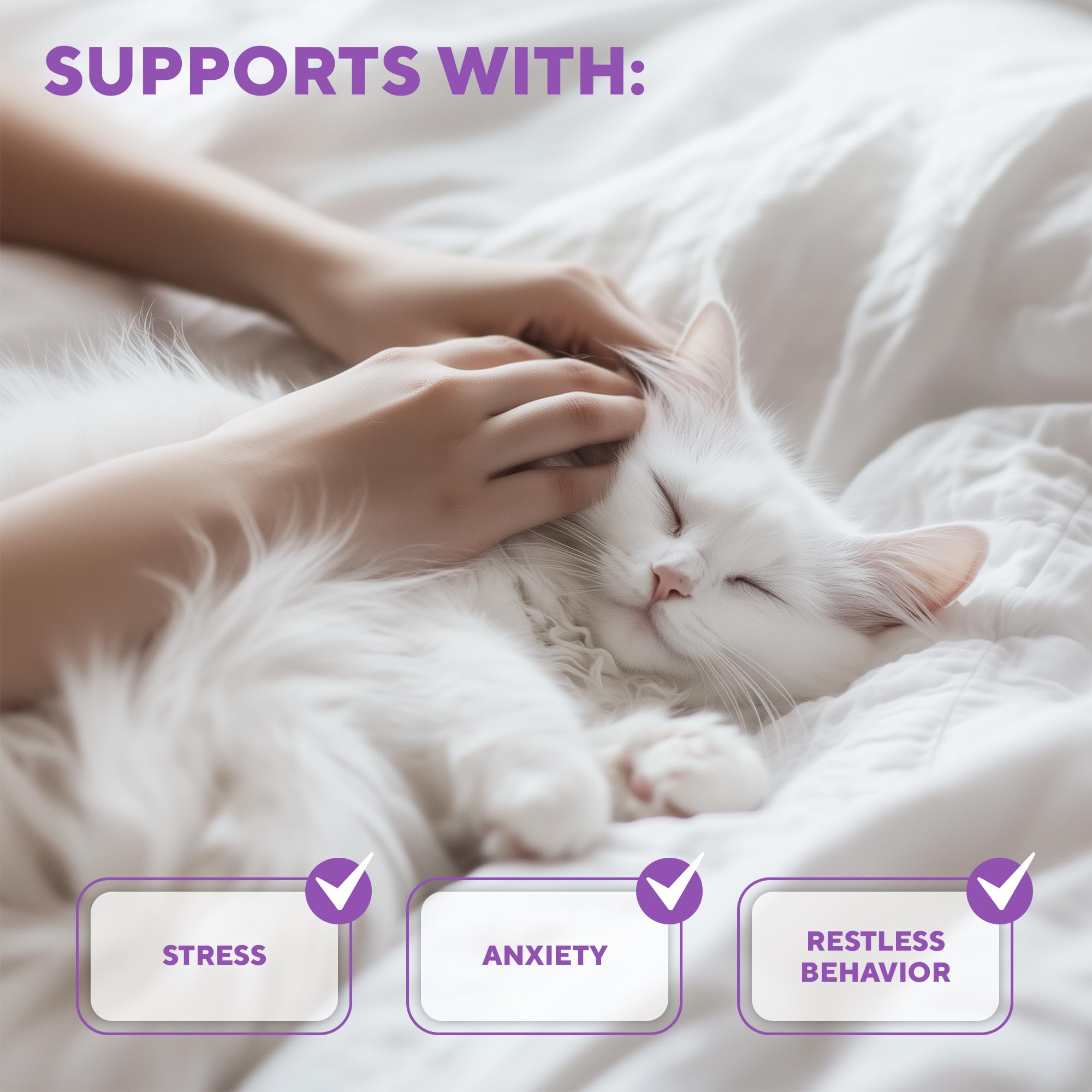 Relaxivet furniture-safety spray protects furniture from scratching by stressed cats.