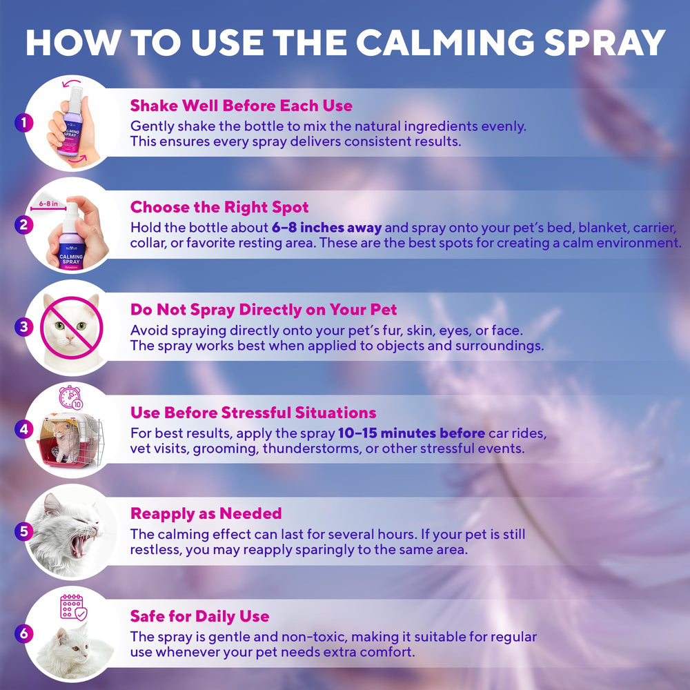 Relaxivet vet-visit or boarding use eases transitions with drug-free pheromones.