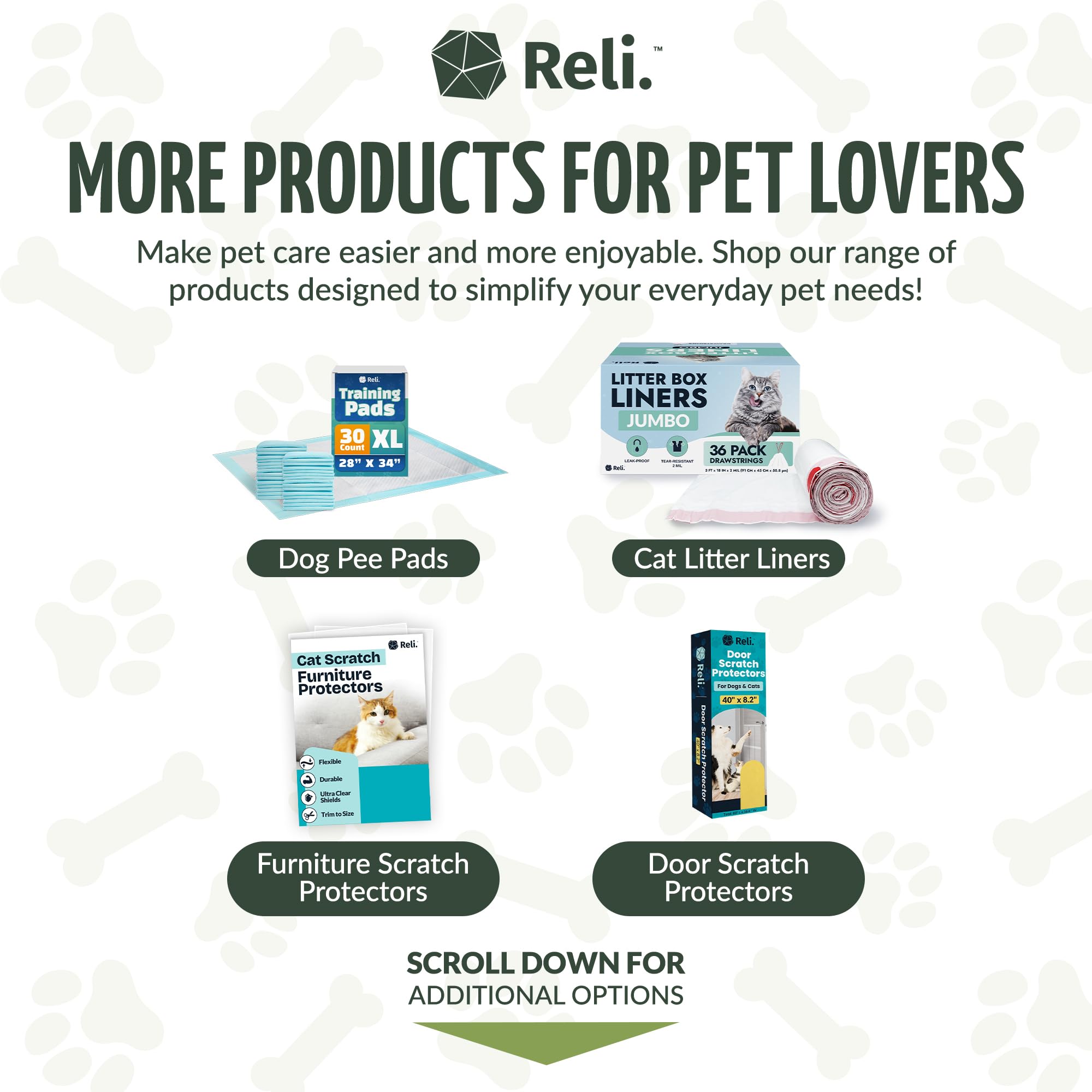 Reli Biodegradable Dog Poop Bags dispenser box keeps bags accessible on outings.