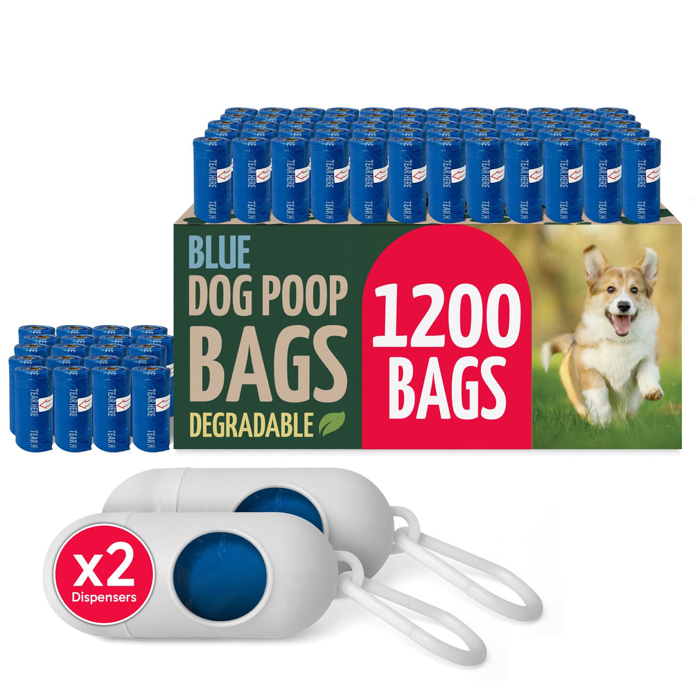 Reli biodegradable dog poop bag roll shows bulk value for daily walks.