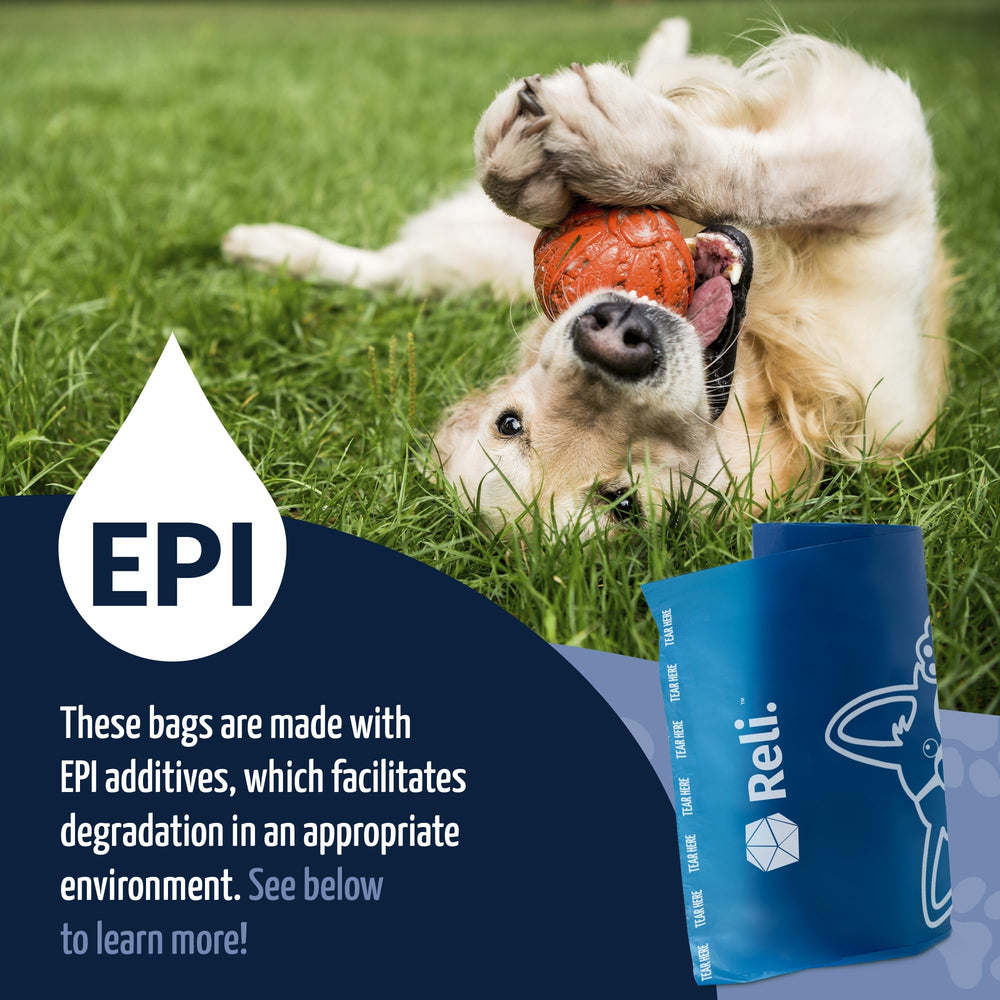 Reli blue eco-friendly packaging highlights bulk supply and ready-to-use cleanup.