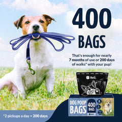 Reli large 9x13-inch bags suitable for all dogs during walks