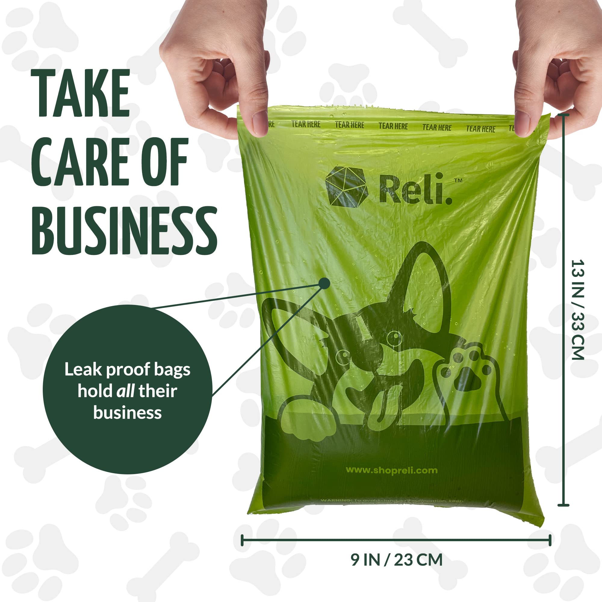 Reli unscented bags keep odors controlled without added fragrances.
