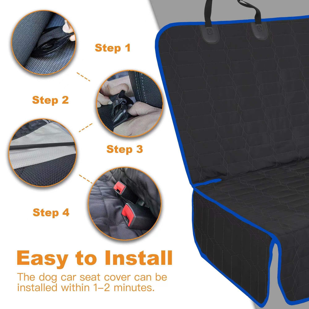 Reliadura extra wide Velcro slots for safety seats and dog leash access
