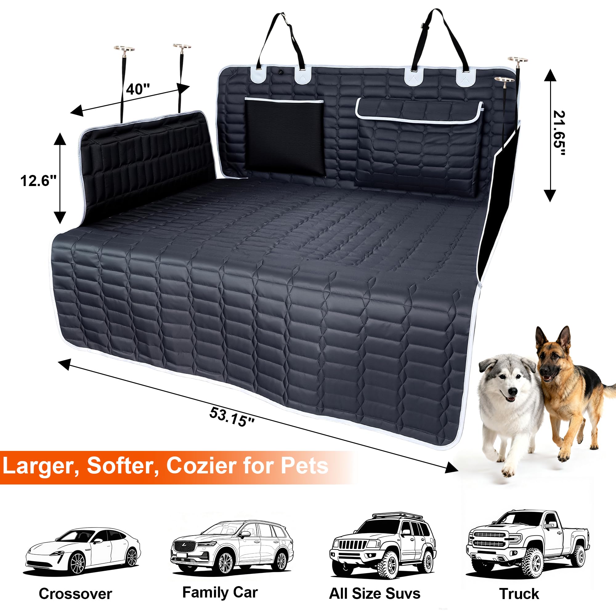 Reliadura bumper flap protector shields trunk from paw traffic during loading