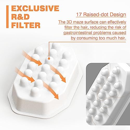 Rellaty non-woven fabric filter traps debris and hair in fountain water.