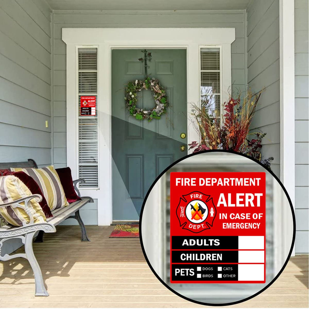 Remarkabel emergency alert sticker pets icon helps rescuers locate dogs and cats.