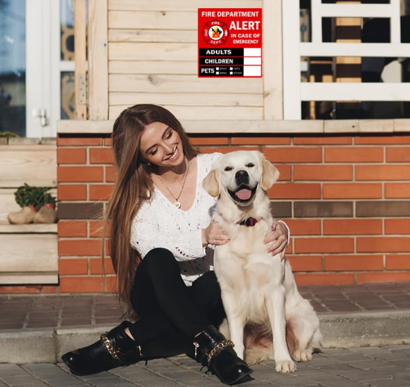 Remarkabel emergency alert sticker uses weatherproof material for lasting exterior use.