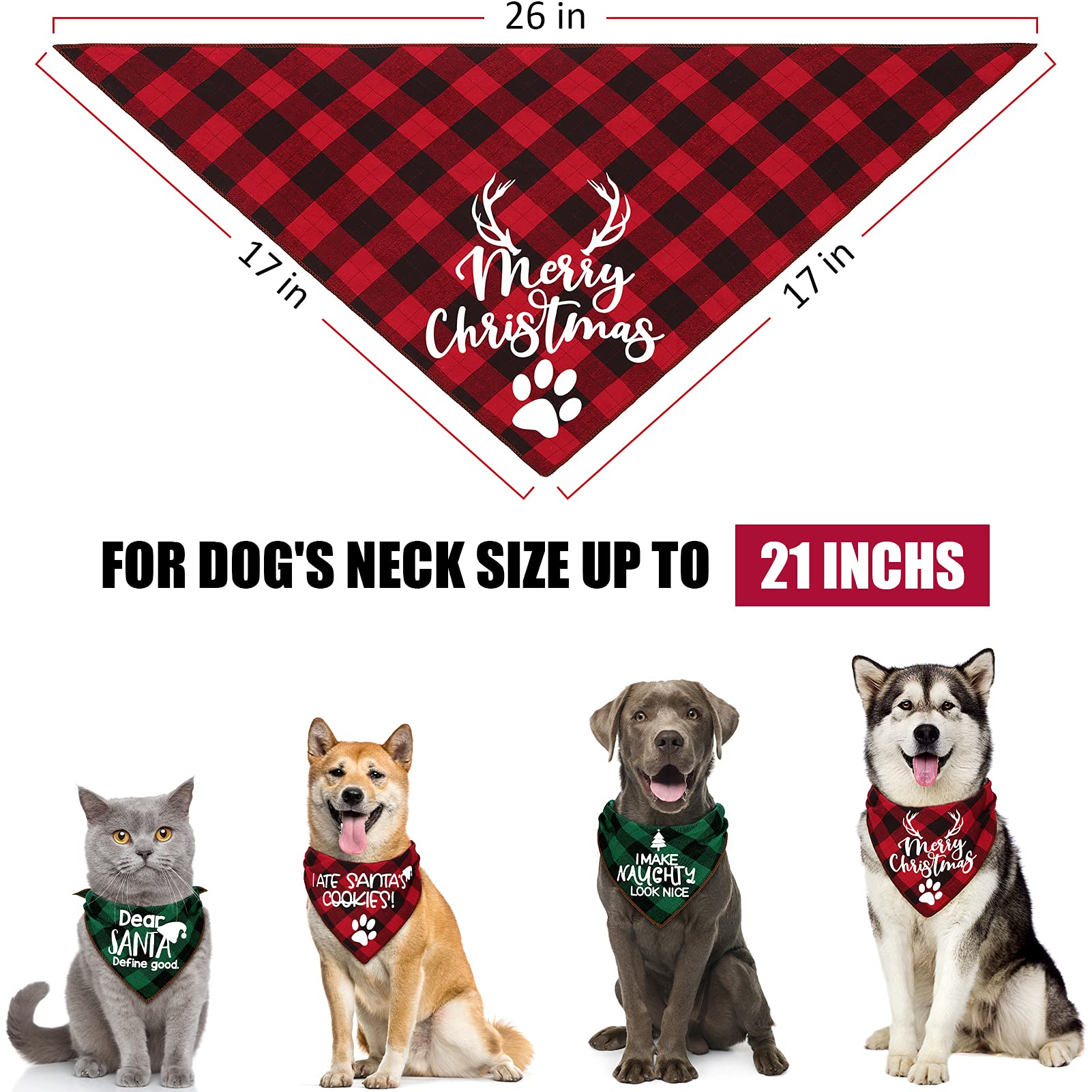 Remifa bandana back plaid pattern adds timeless daily style