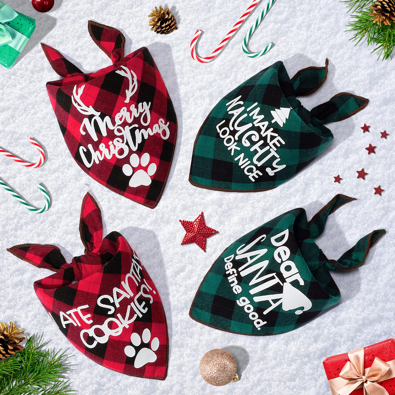 Remifa outdoor Christmas photo bandana ready for seasonal adventures