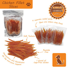 Rena's Recipe chicken fillet slices sliced quarters ideal for quick treats