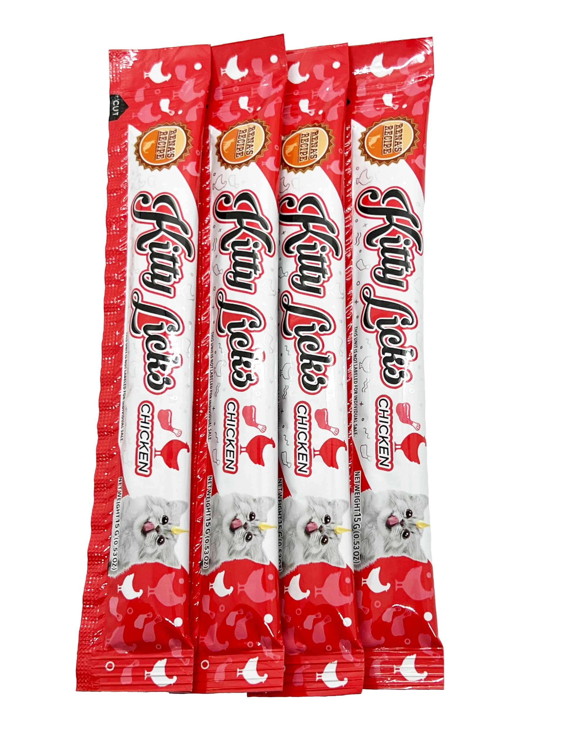 Rena's Recipe lickable treats highlight no corn or preservatives