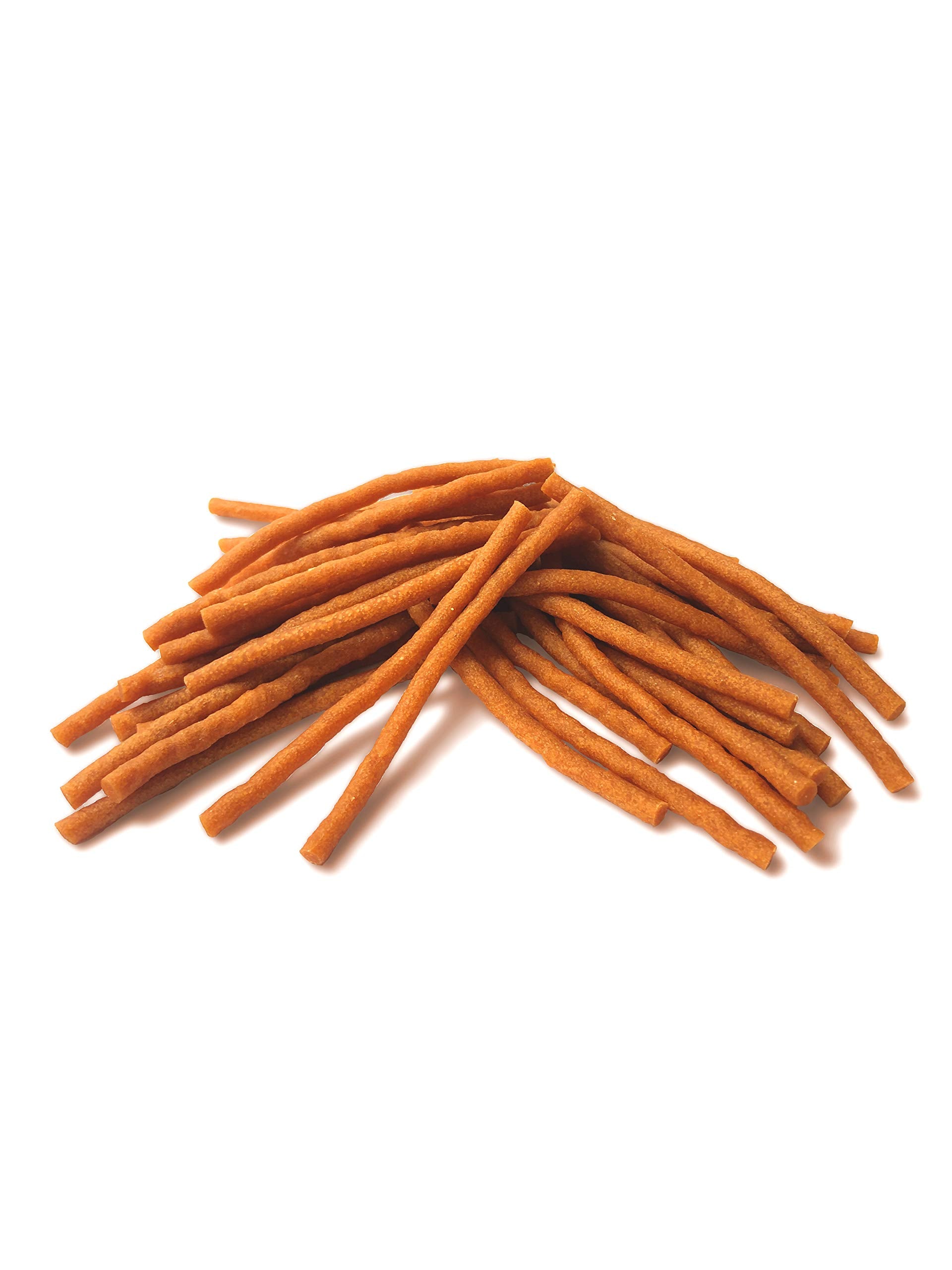 Rena's Recipe Twiggly Chicken Sticks glucosamine label signals added joint support.