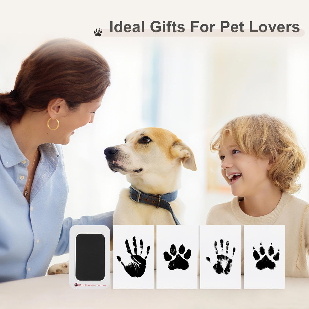 RENEWREVITAL fast-drying-prints highlights crisp paw prints on cards after gentle press.