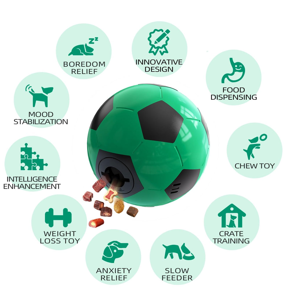 Rensh Interactive Dog Ball safety-materials highlights food-grade plastic and ABS for safe play