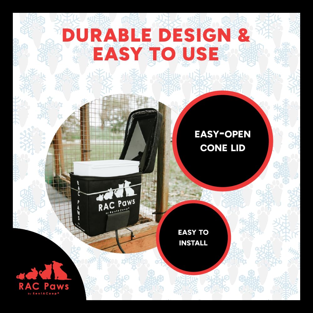 RentACoop RAC Paws Zero Chill Drinker durable easy-use design for hydration