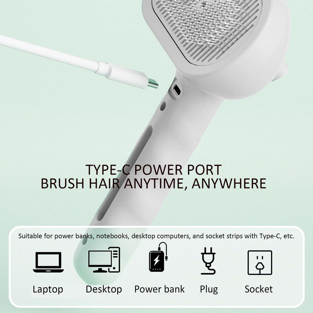ReNu Dog Brush is portable for indoor and outdoor pet care