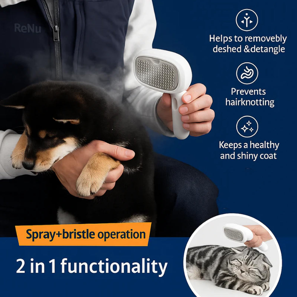 ReNu FreshFur bathing solution dispenser for easy bath prep