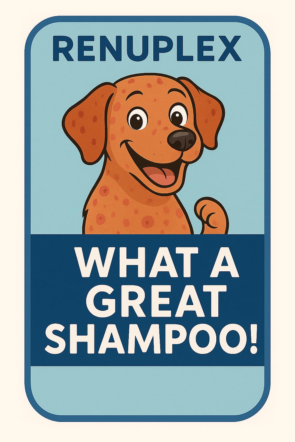 RenuPlex dog shampoo fits into a calm grooming routine at home.