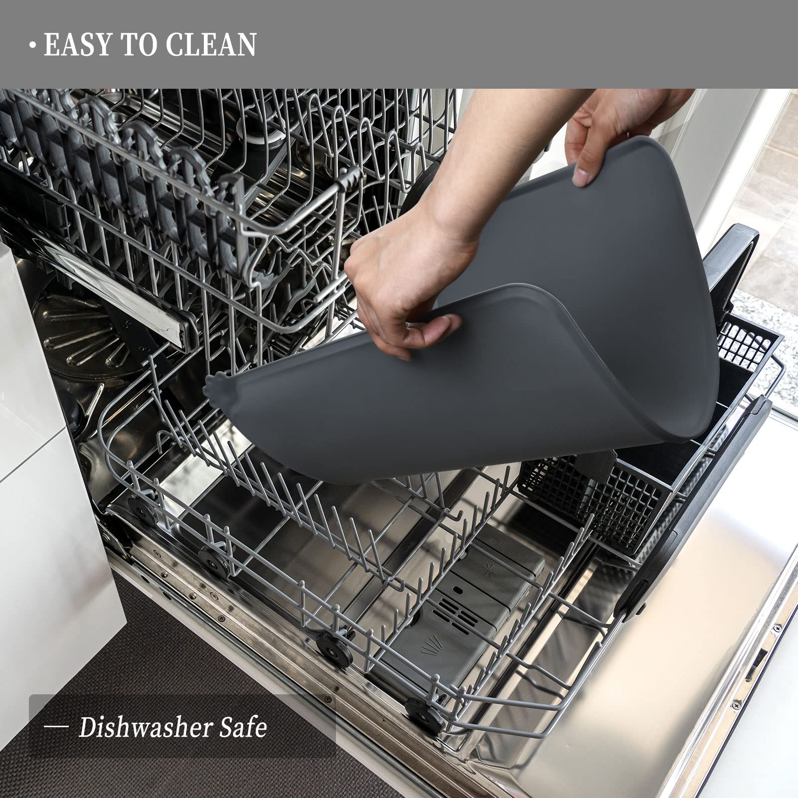 Reopet BPA-free silicone ensures safe, hygienic dining for pets.