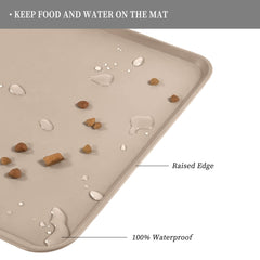 Reopet heat-resistant silicone mat withstands warm meals without damage