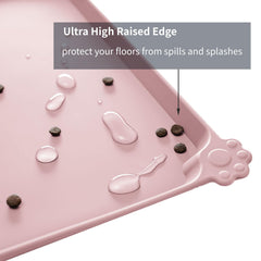 Reopet heat-resistant silicone mat withstands hot meals without deformation.