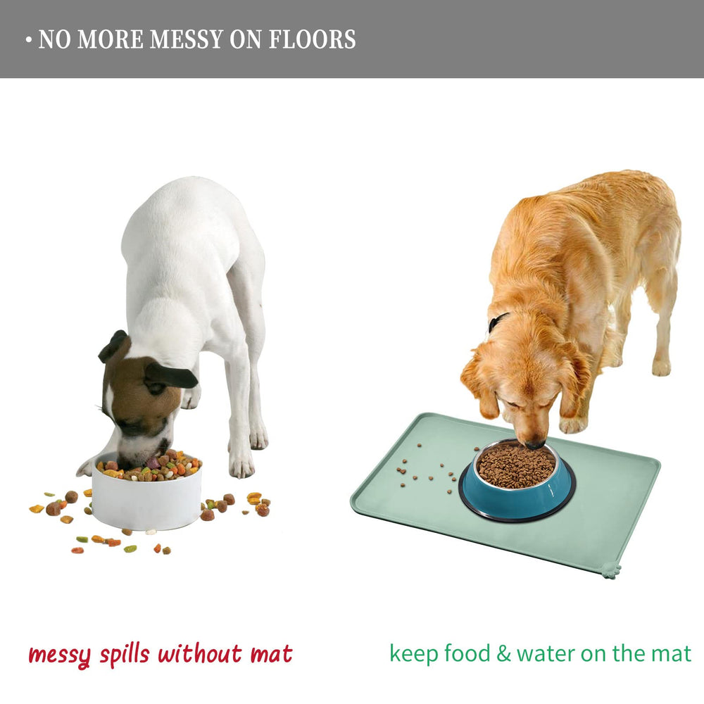 Reopet mess-free mealtime helps protect floors during water and food spills