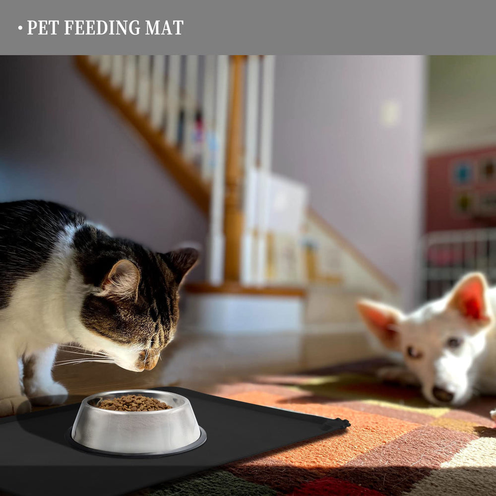 Reopet pet feeding mat heat-resistance shows durability with hot meals.