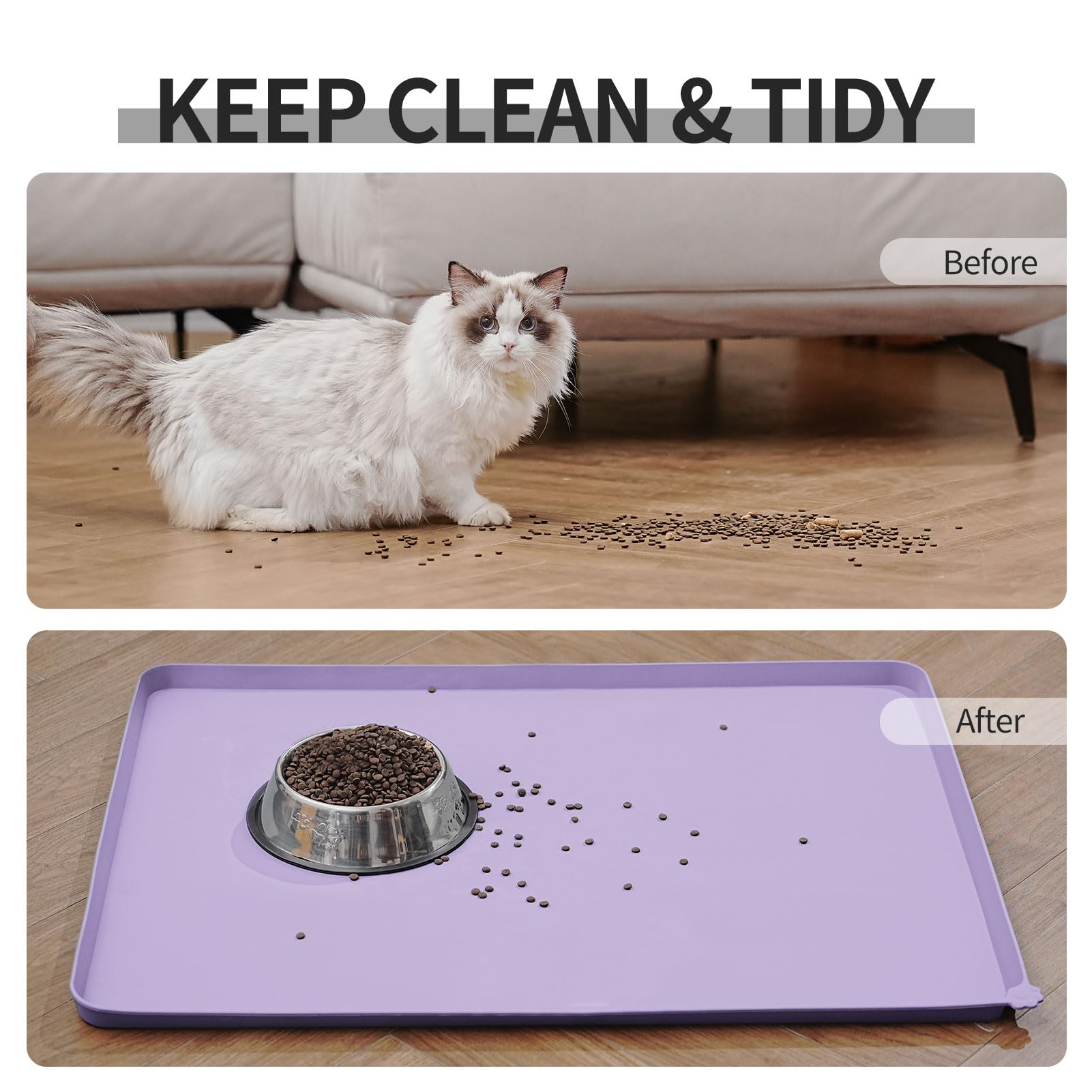 Reopet various-sizes mat fits pets from puppies to large dogs.