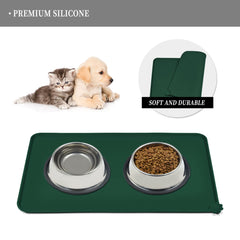 Reopet waterproof pet feeding mat BPA-free for safe pet dining.