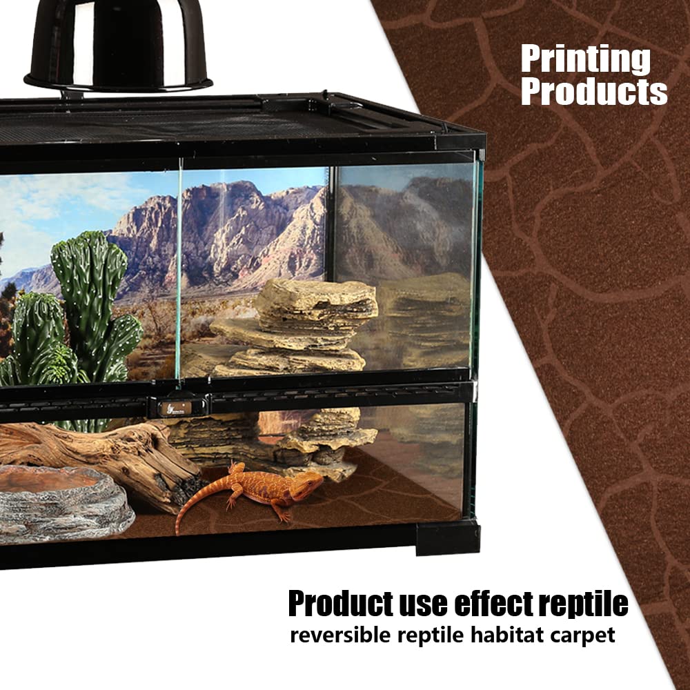 REP BUDDY easy clean, washable terrarium liner for quick maintenance.