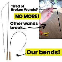 Repounce Forever Stick cork handle provides comfortable grip during long play sessions.